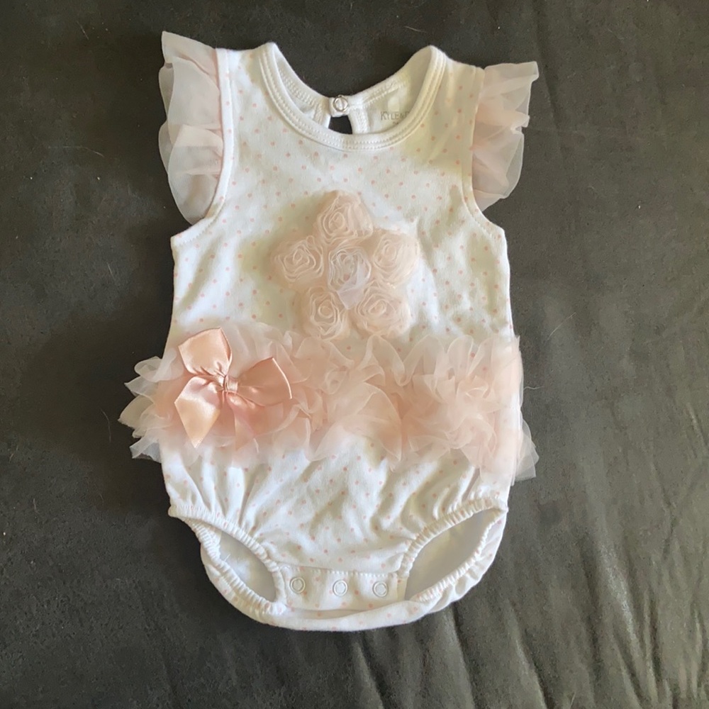 Kyle&deena body suit ruffles on front and butt